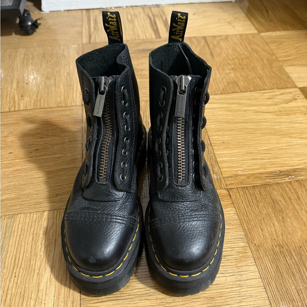 Black Platform Doc Martins
